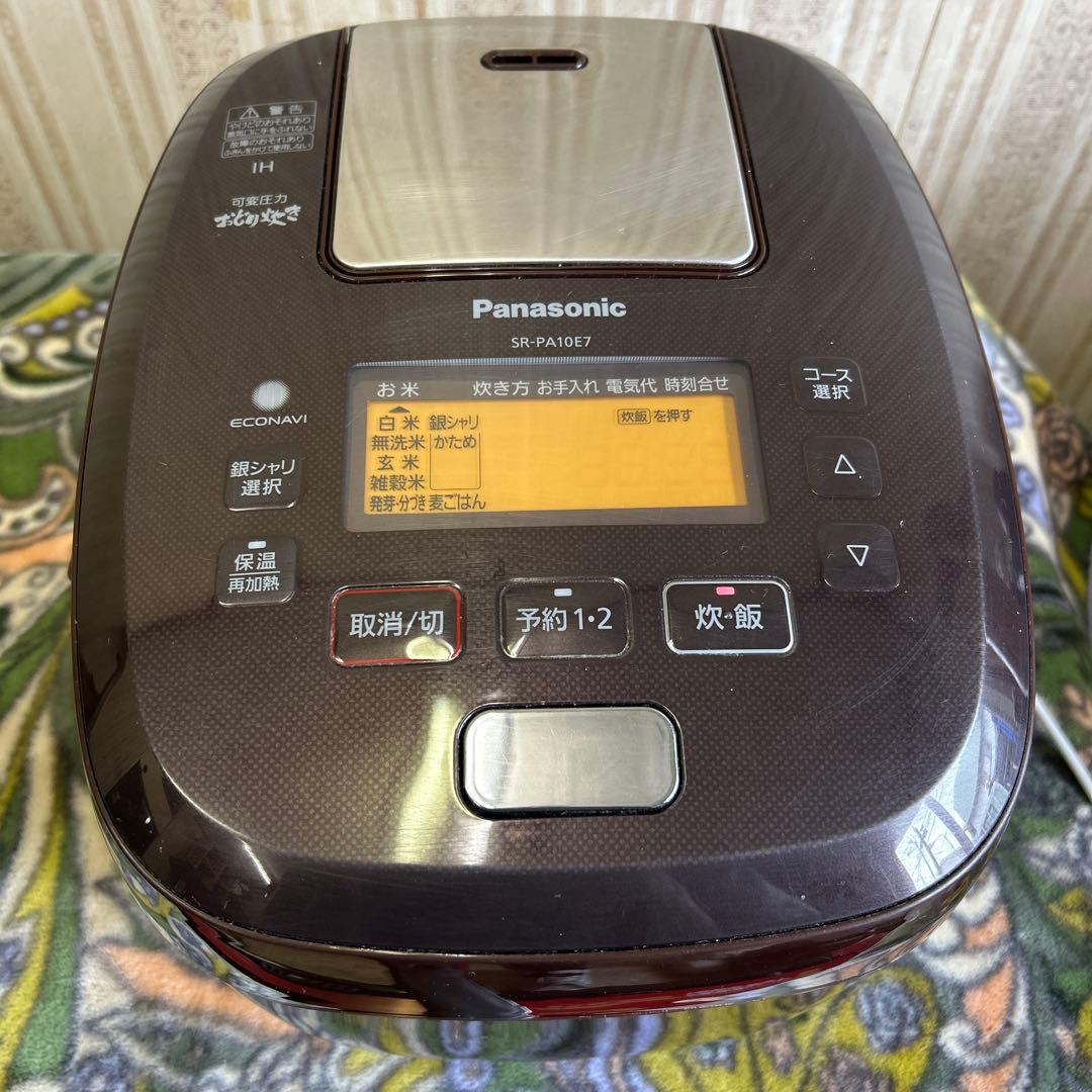 Panasonic SR-PA10E7 可変圧力　おどり炊き　炊飯器　5.5合