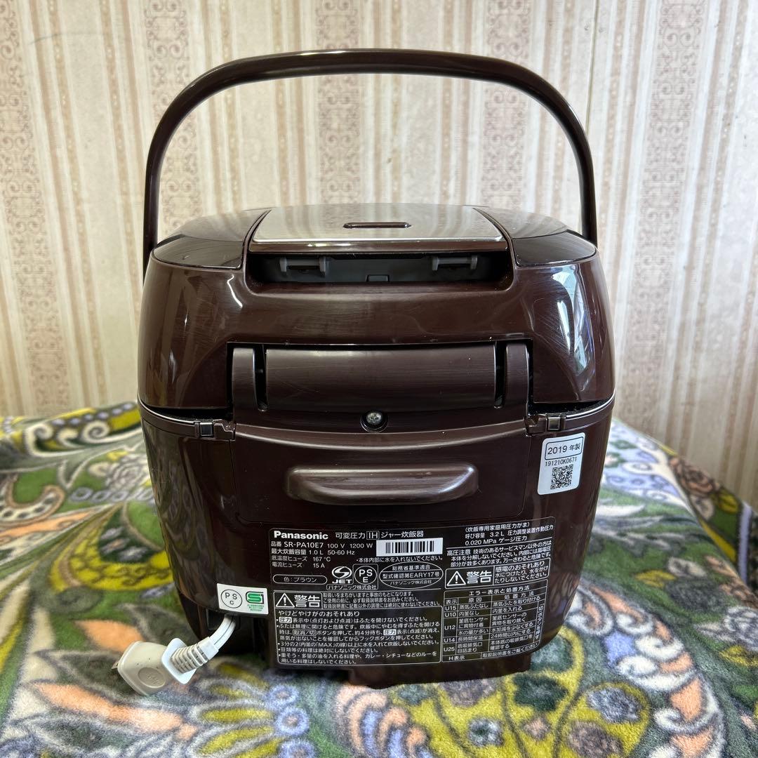 Panasonic SR-PA10E7 可変圧力　おどり炊き　炊飯器　5.5合