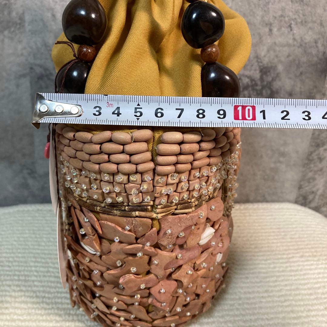 新品未使用タグ付き＊COMPORA CONT ハンドメイド かごバッグ