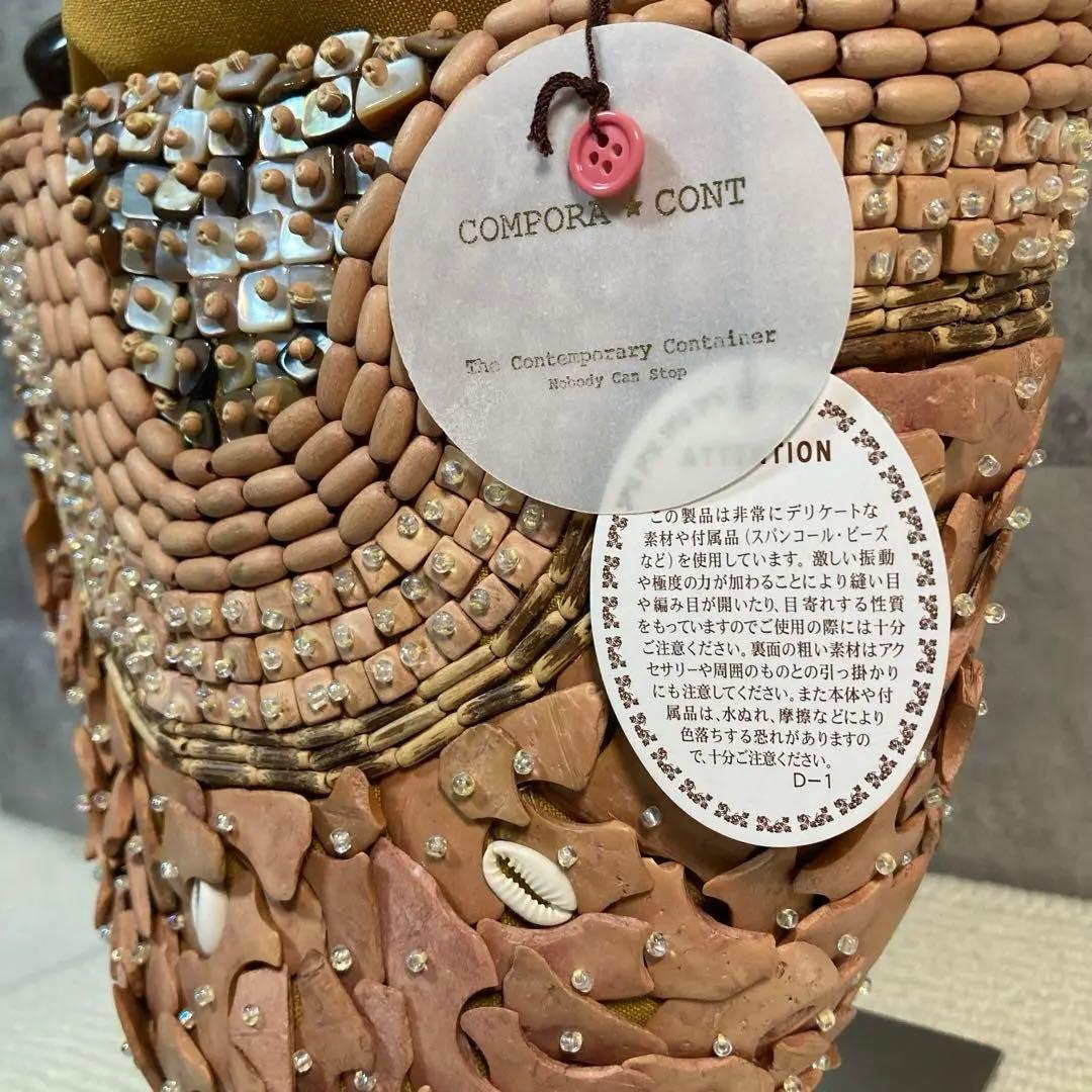 新品未使用タグ付き＊COMPORA CONT ハンドメイド かごバッグ