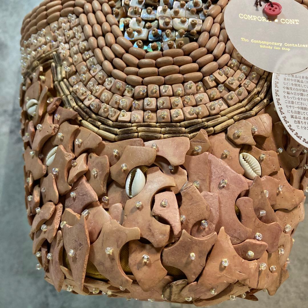 新品未使用タグ付き＊COMPORA CONT ハンドメイド かごバッグ