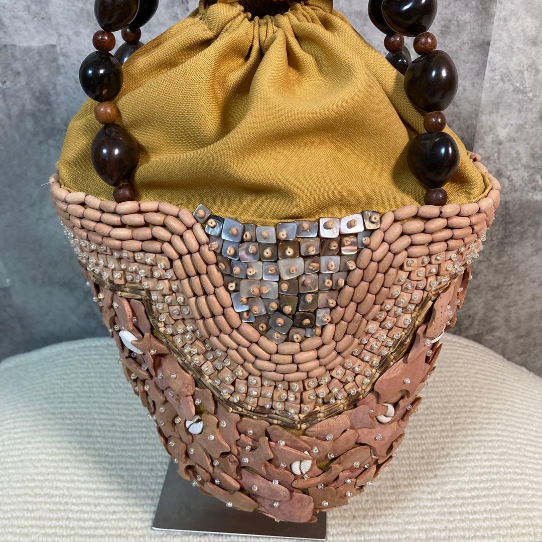 新品未使用タグ付き＊COMPORA CONT ハンドメイド かごバッグ