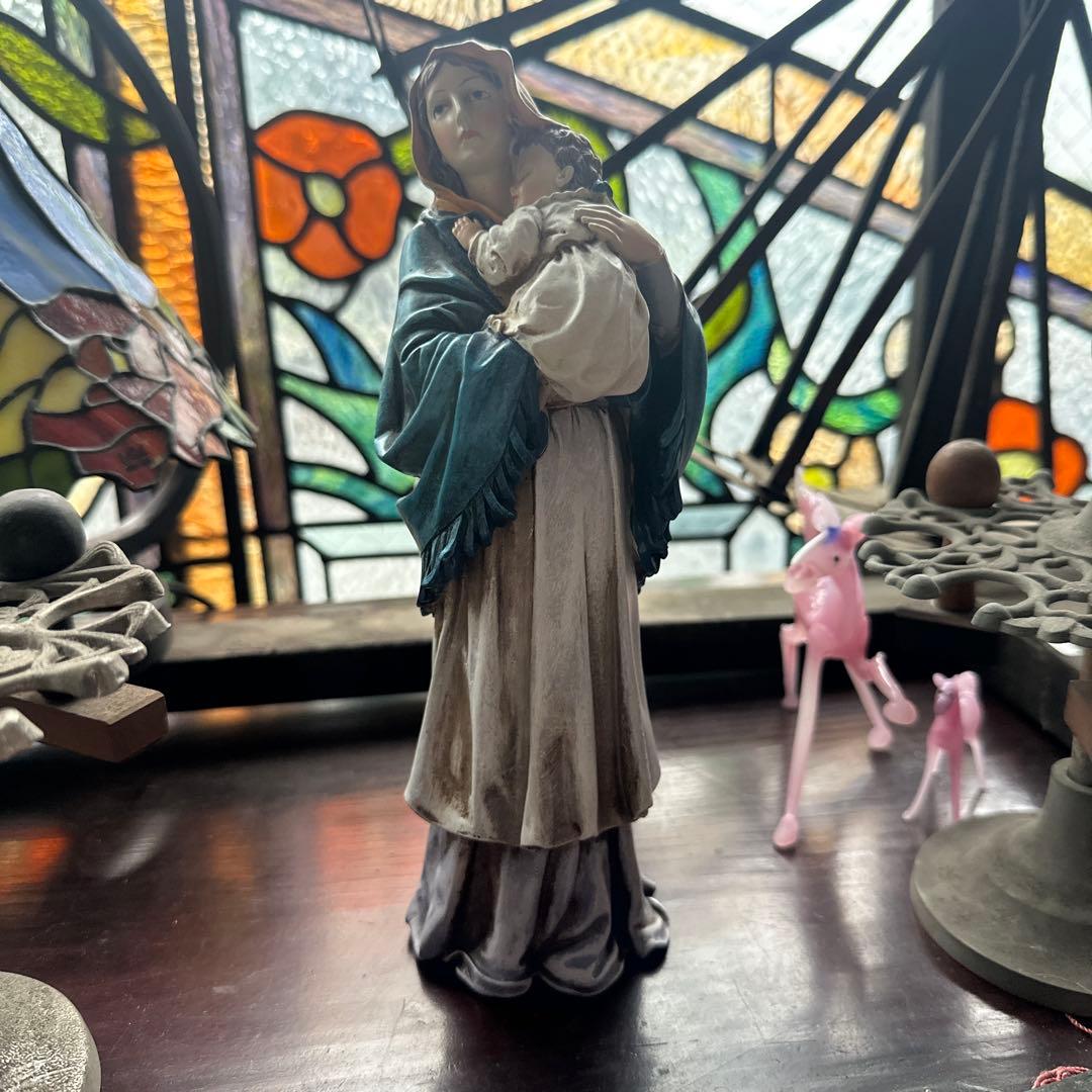 瞬間的お値下げ❣️聖母子像 樹脂製 約30cm