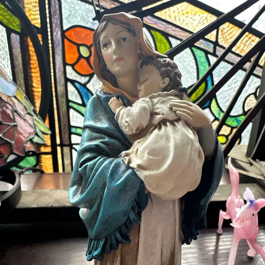 瞬間的お値下げ❣️聖母子像 樹脂製 約30cm
