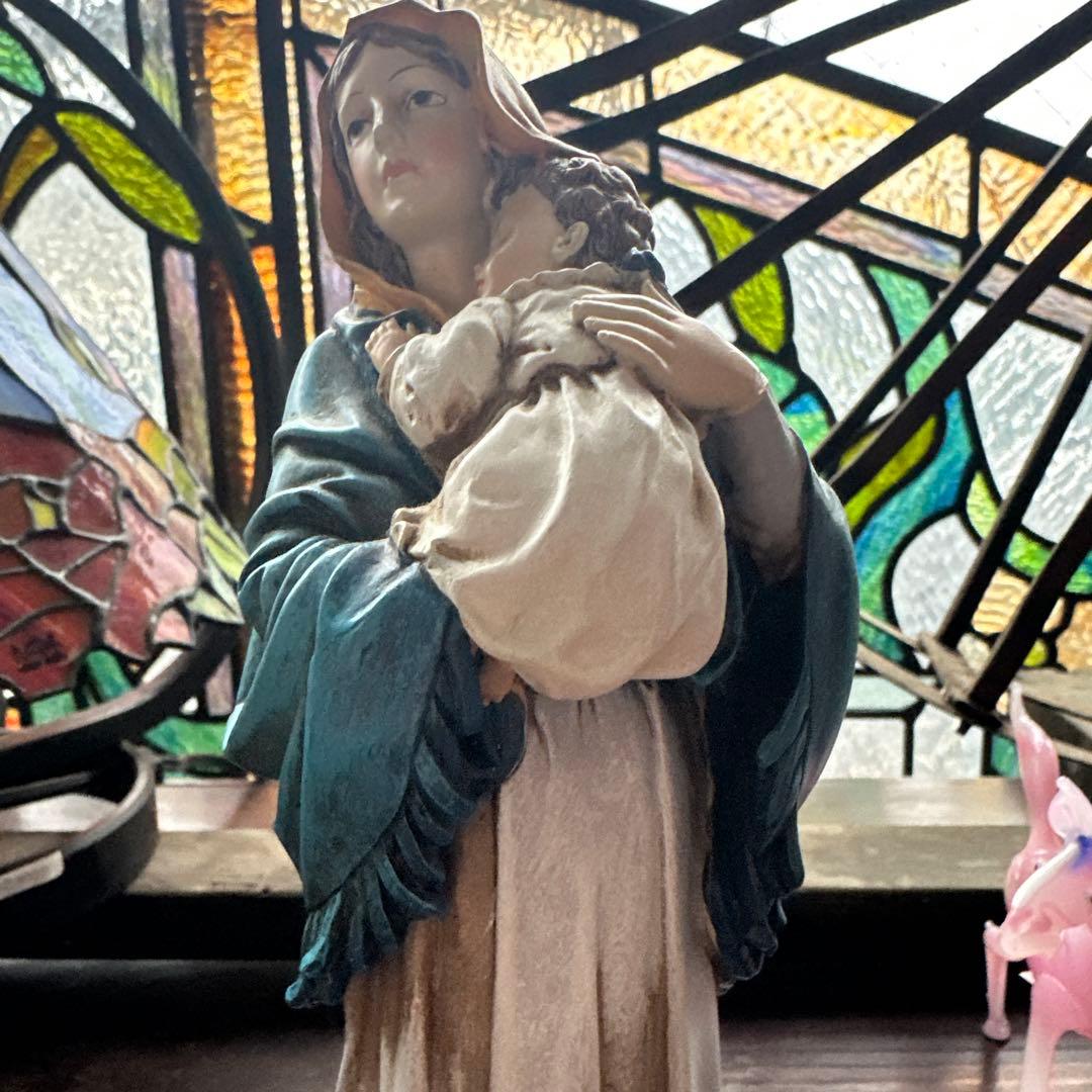 瞬間的お値下げ❣️聖母子像 樹脂製 約30cm