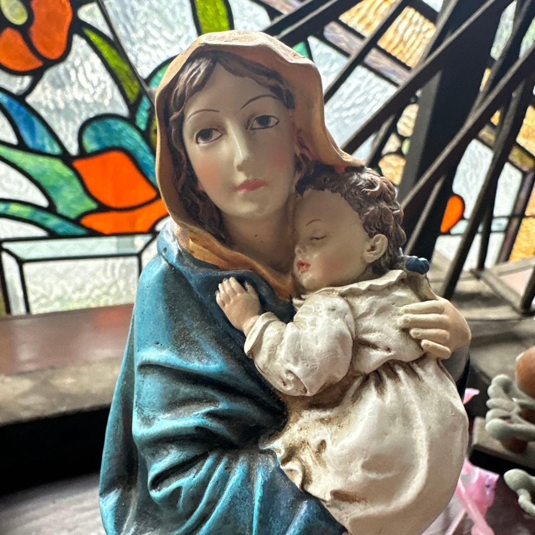 瞬間的お値下げ❣️聖母子像 樹脂製 約30cm