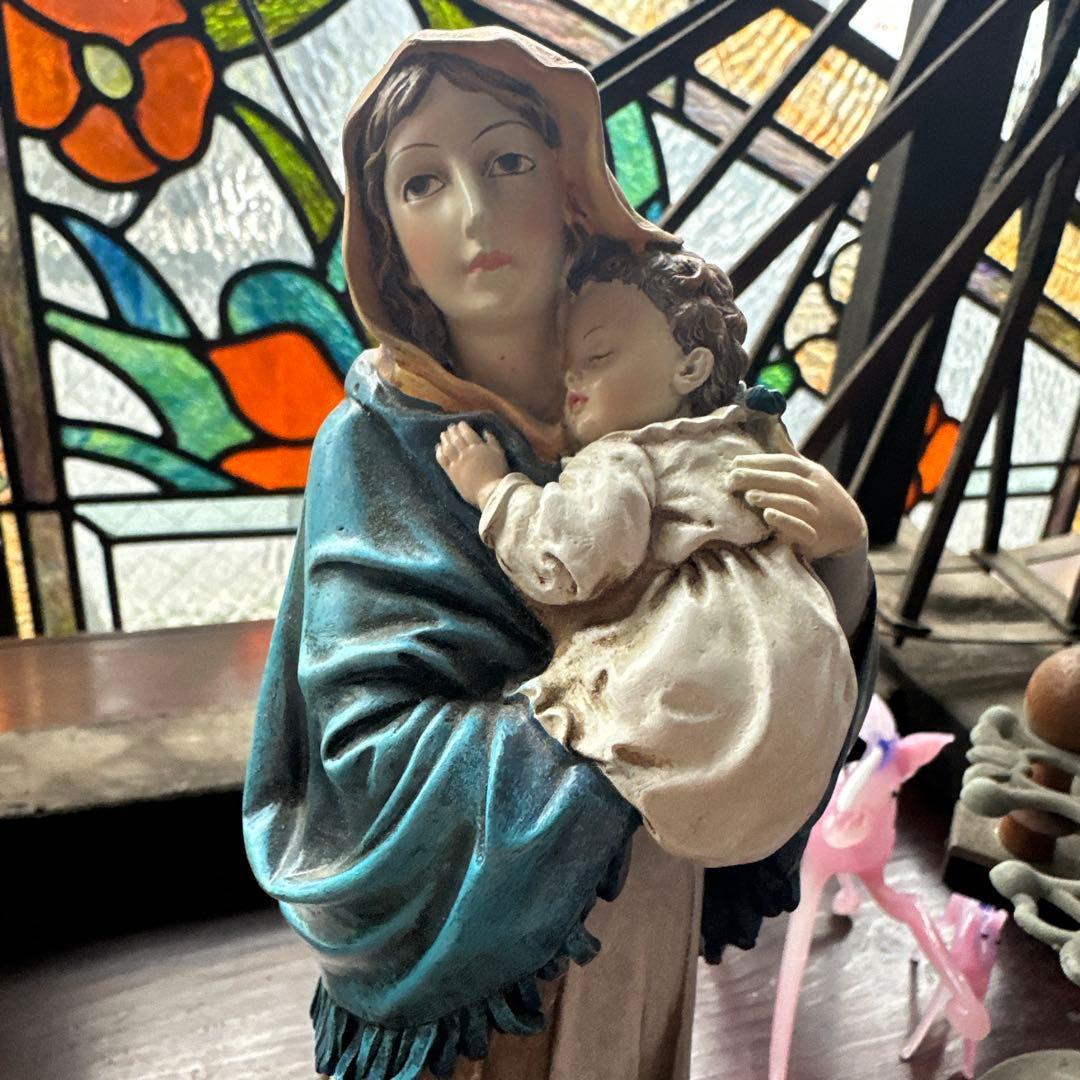 瞬間的お値下げ❣️聖母子像 樹脂製 約30cm