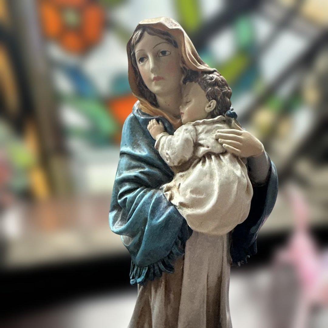 瞬間的お値下げ❣️聖母子像 樹脂製 約30cm