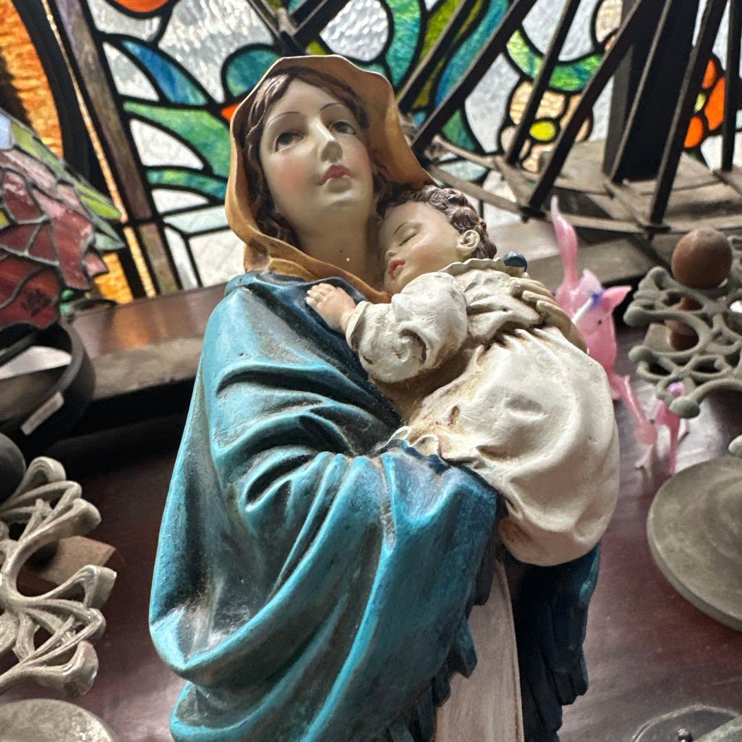 瞬間的お値下げ❣️聖母子像 樹脂製 約30cm