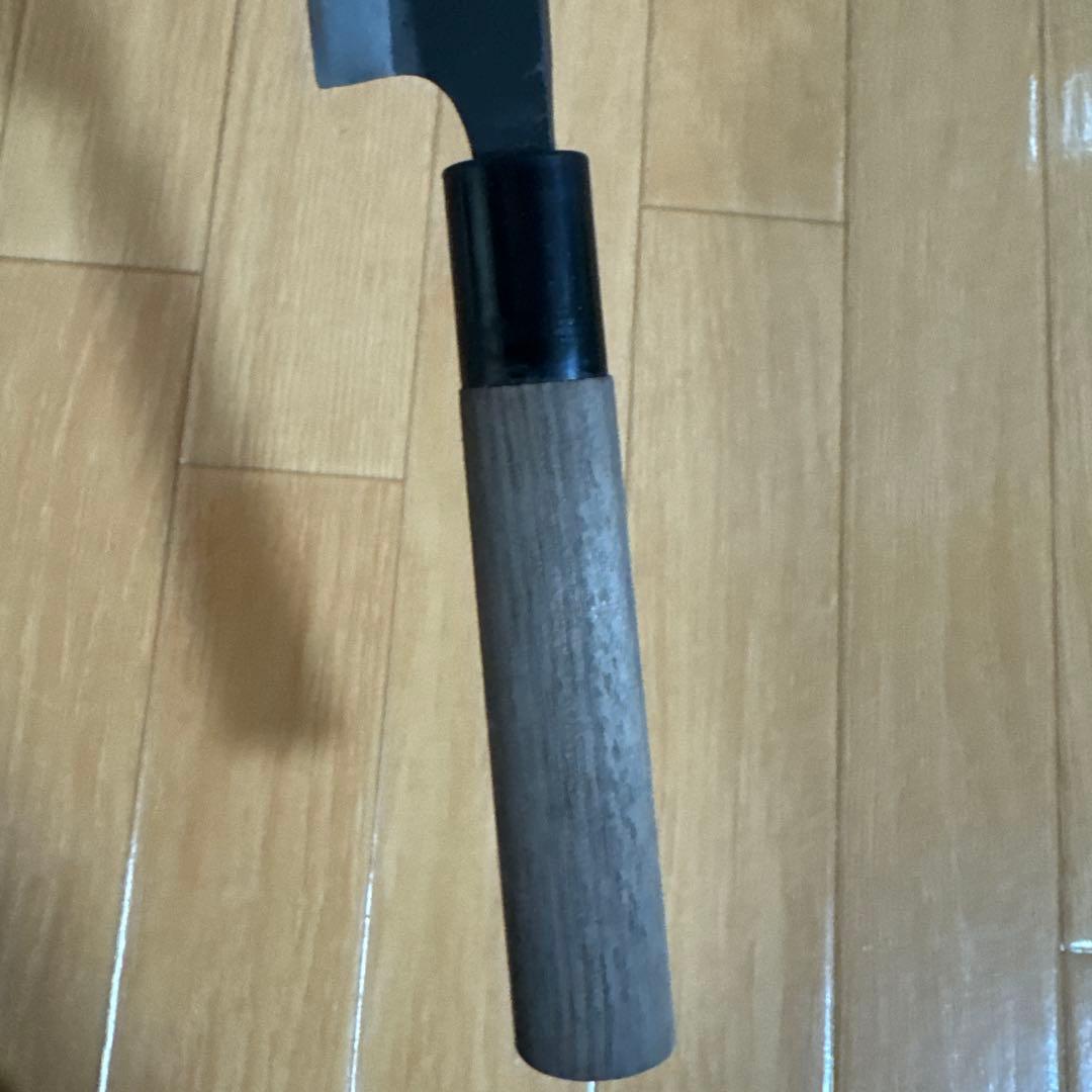 土佐刃物 包丁 黒打 柳刃包丁 両刃 24cm