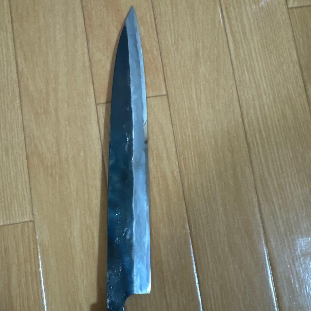 土佐刃物 包丁 黒打 柳刃包丁 両刃 24cm