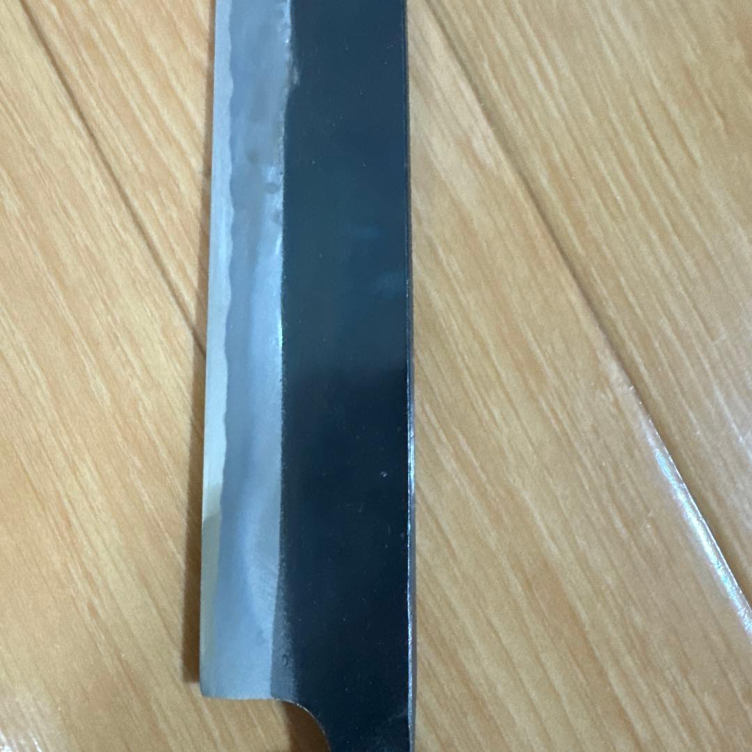 土佐刃物 包丁 黒打 柳刃包丁 両刃 24cm