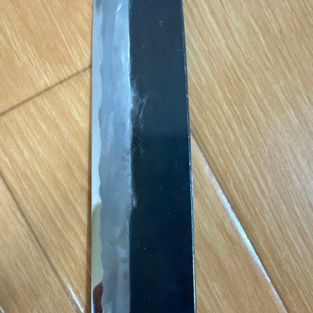 土佐刃物 包丁 黒打 柳刃包丁 両刃 24cm