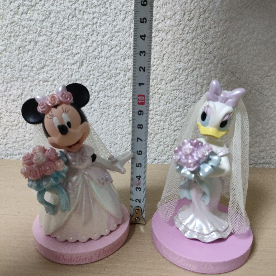 ディズニー　ミニー　デイジー　ウエディング　フィギュア　2点セット