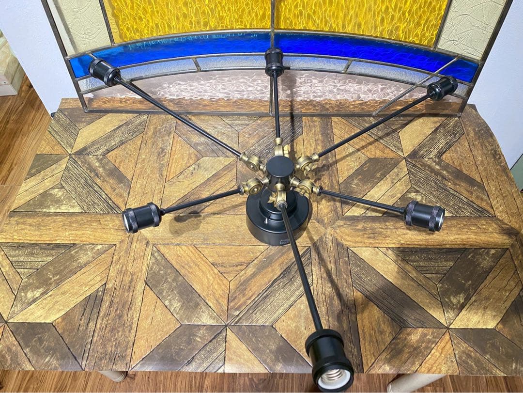 エルックス スチール製 シーリングライト 6灯