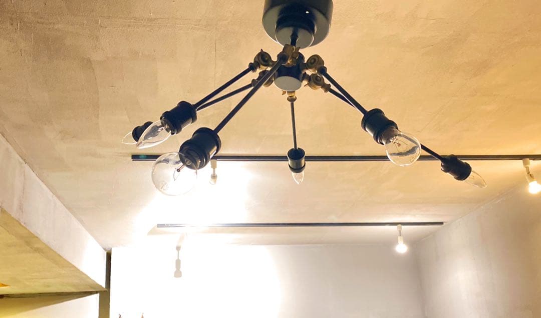 エルックス スチール製 シーリングライト 6灯