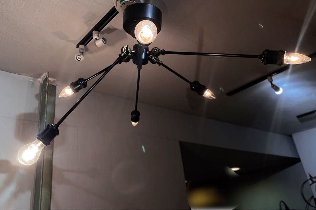 エルックス スチール製 シーリングライト 6灯