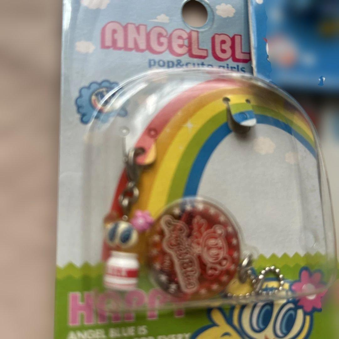 平成レトロ！エンジェルブルー♪ナカムラくんとはなちゃんのファスナーマスコット
