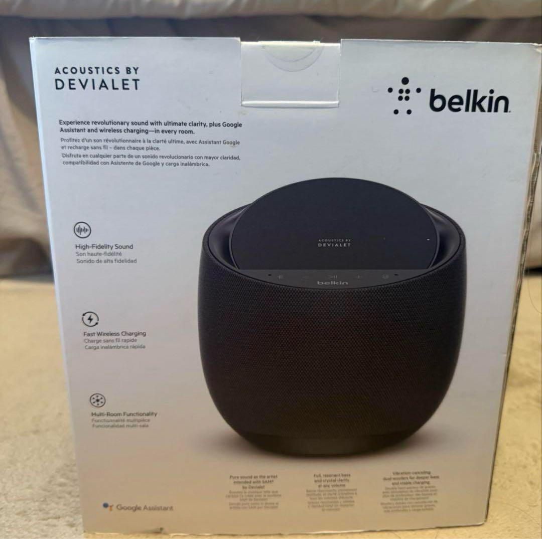 ベルキン　belkin スマートスピーカー　ワイヤレスチャージャー