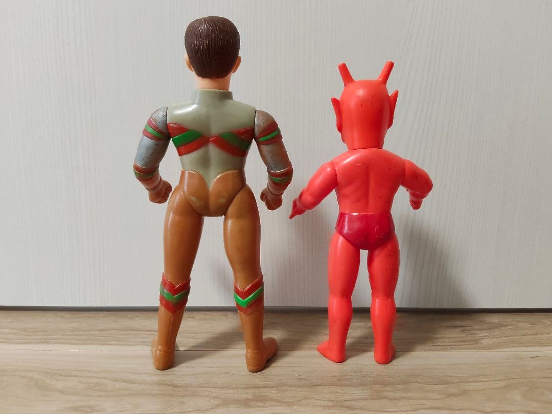 ビンテージ 当時物 ブルマァク 中島製作所 トリプルファイター ソフビ セット