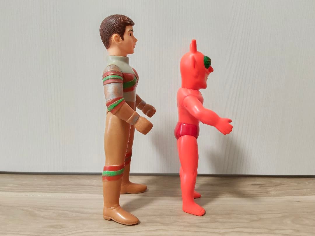 ビンテージ 当時物 ブルマァク 中島製作所 トリプルファイター ソフビ セット