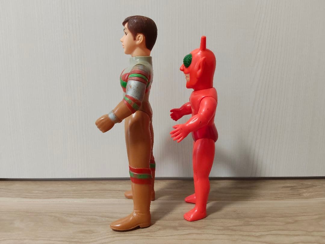 ビンテージ 当時物 ブルマァク 中島製作所 トリプルファイター ソフビ セット