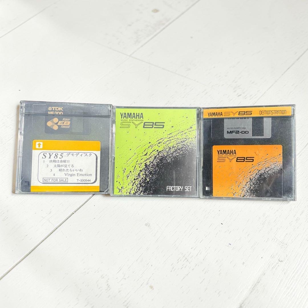 【名機】YAMAHA SY85 シンセサイザー 動作確認済 FD付 61鍵 美品