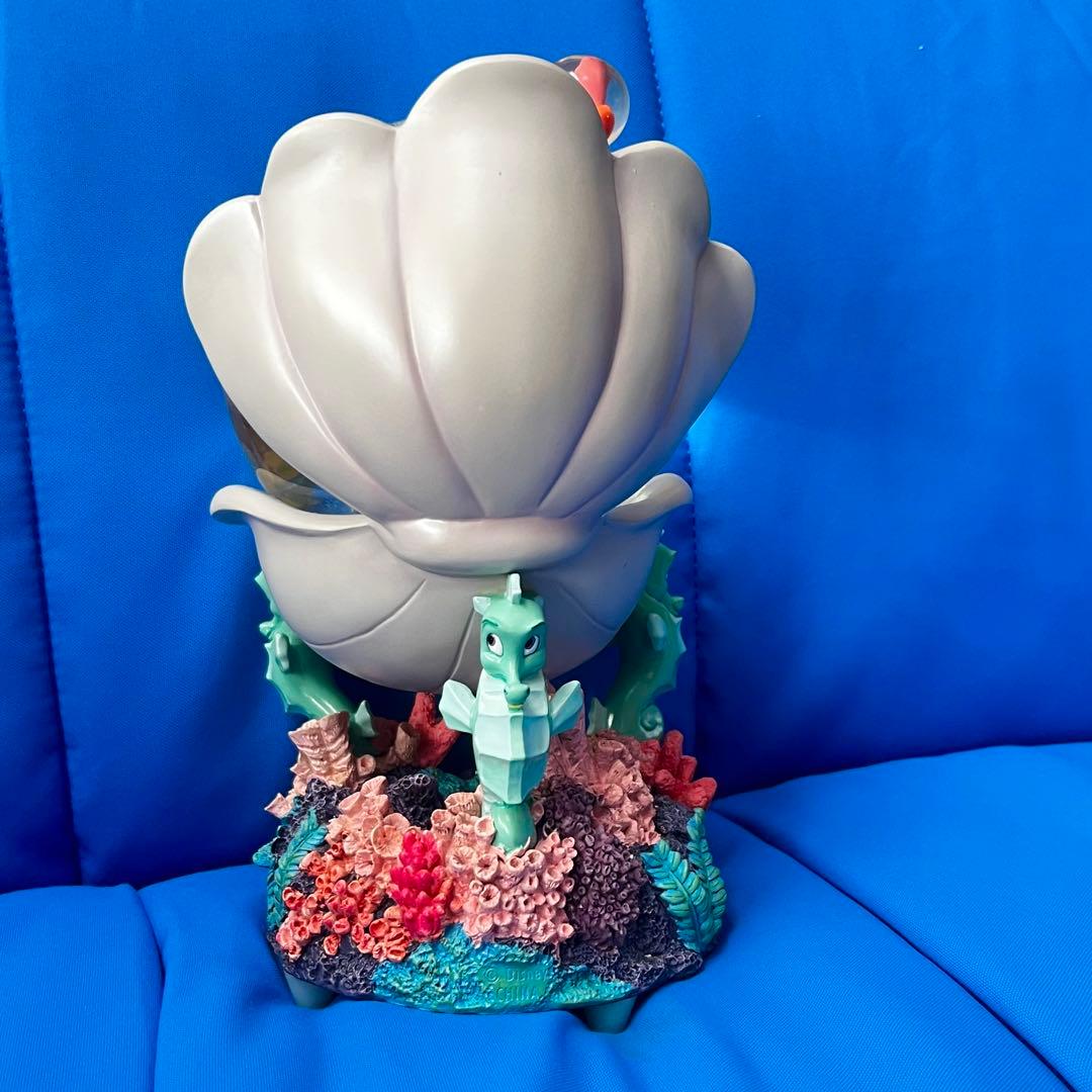 リトルマーメイド　スノーグローブ　スノードーム　オルゴール　アリエル　フィギュア