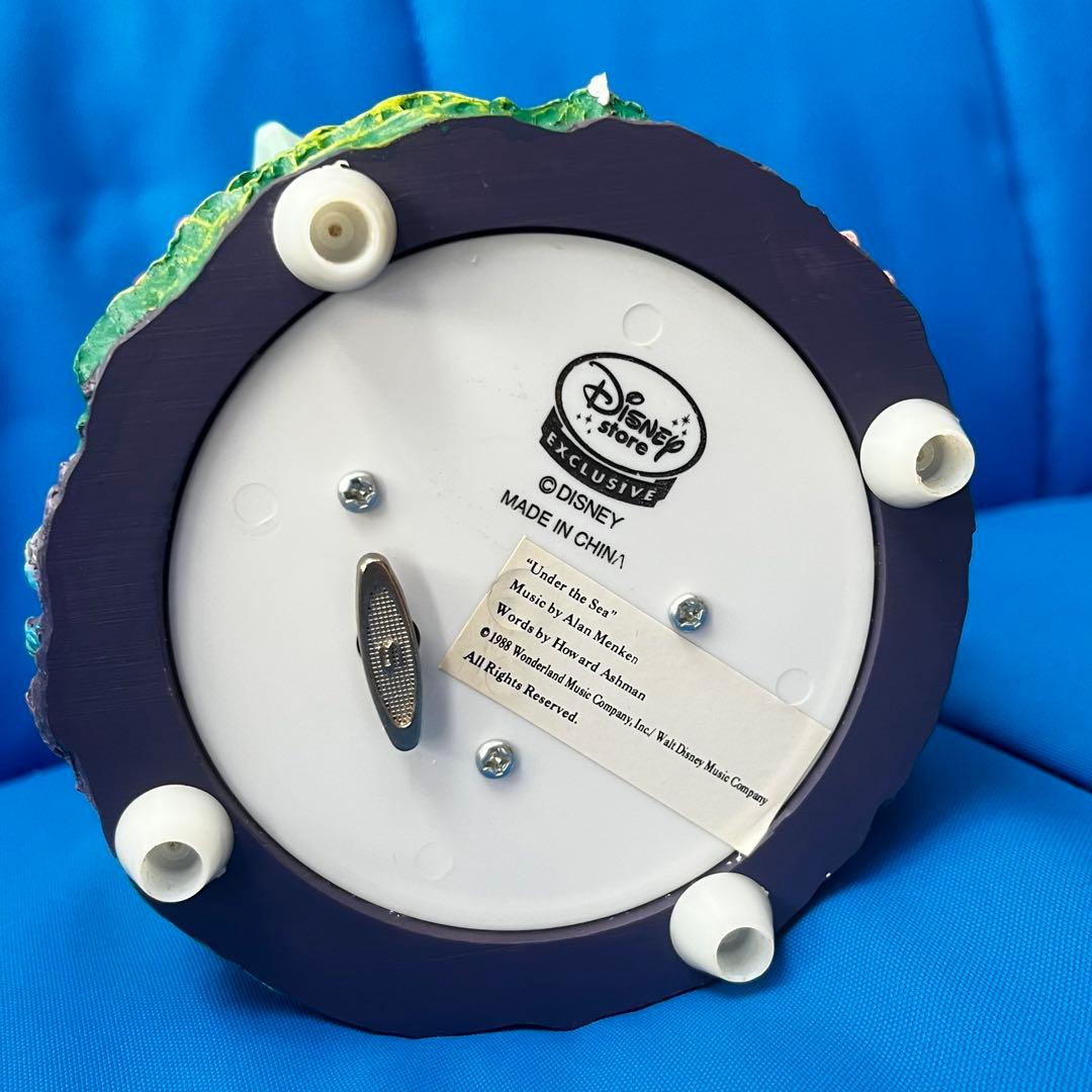 リトルマーメイド　スノーグローブ　スノードーム　オルゴール　アリエル　フィギュア