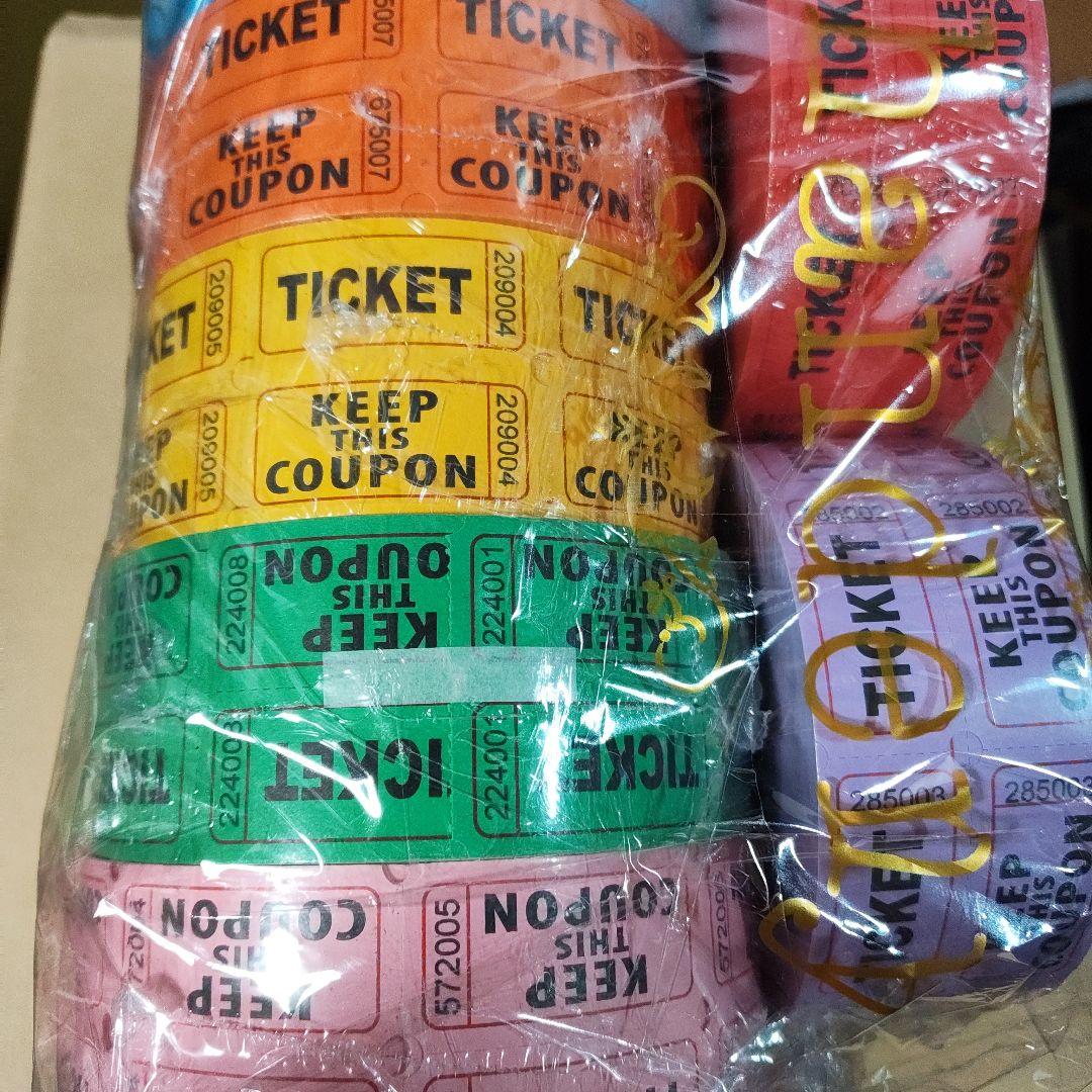 ●パーティーチケット 抽選券 ロール式連番ミシン目付き 7ロール 14,000枚