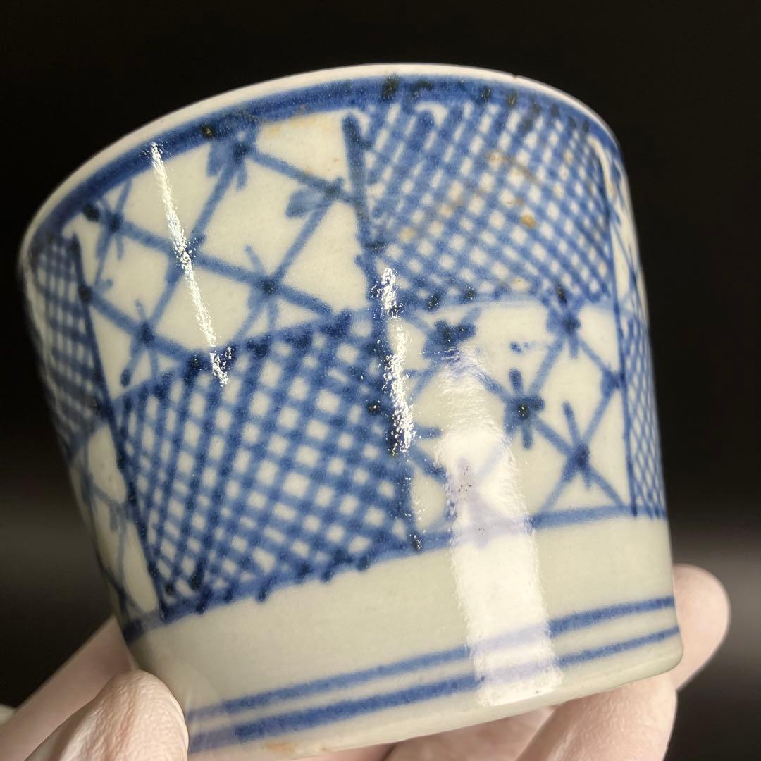 古伊万里 染付 蕎麦猪口 10客 まとめ くらわんか 向付 小鉢