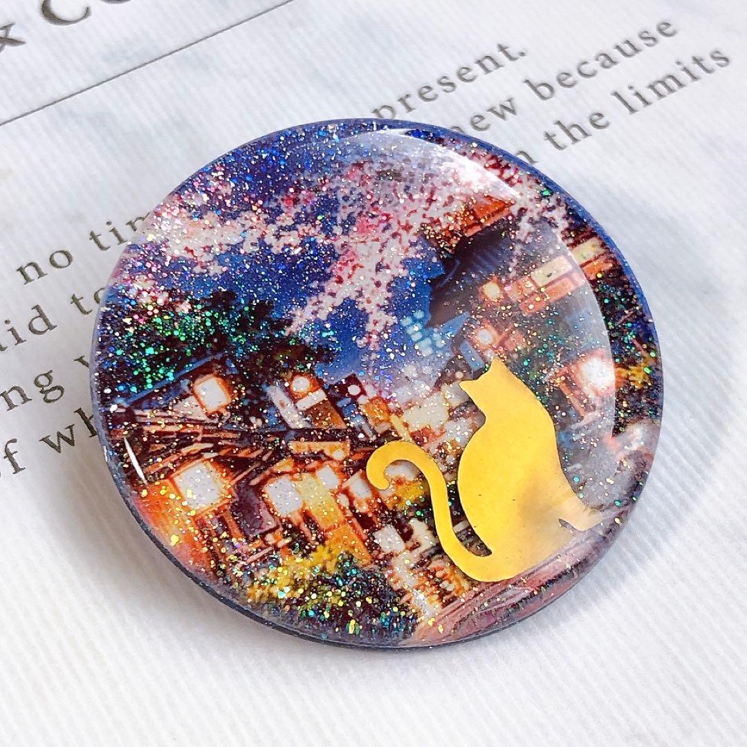 同梱100円引❤️No.2557 レジン ヘアゴム ♡ 猫 ネコ ねこ ♡