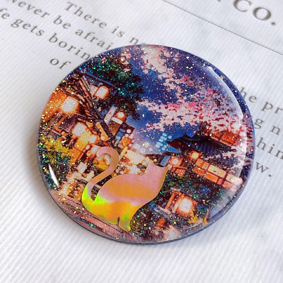 同梱100円引❤️No.2557 レジン ヘアゴム ♡ 猫 ネコ ねこ ♡