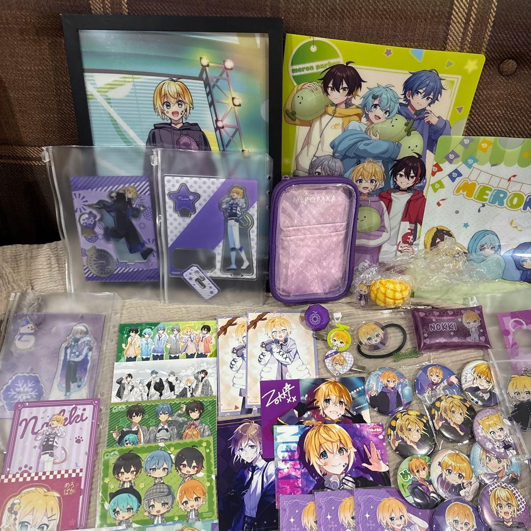 のっき　めろんぱーかー　めろぱか　まとめうり アクスタ　アクキー　缶バッチ