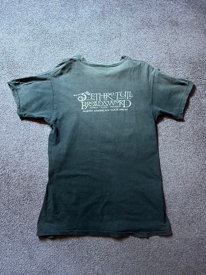 80s JETHRO TULL バンドT ブラック ビンテージ USA製