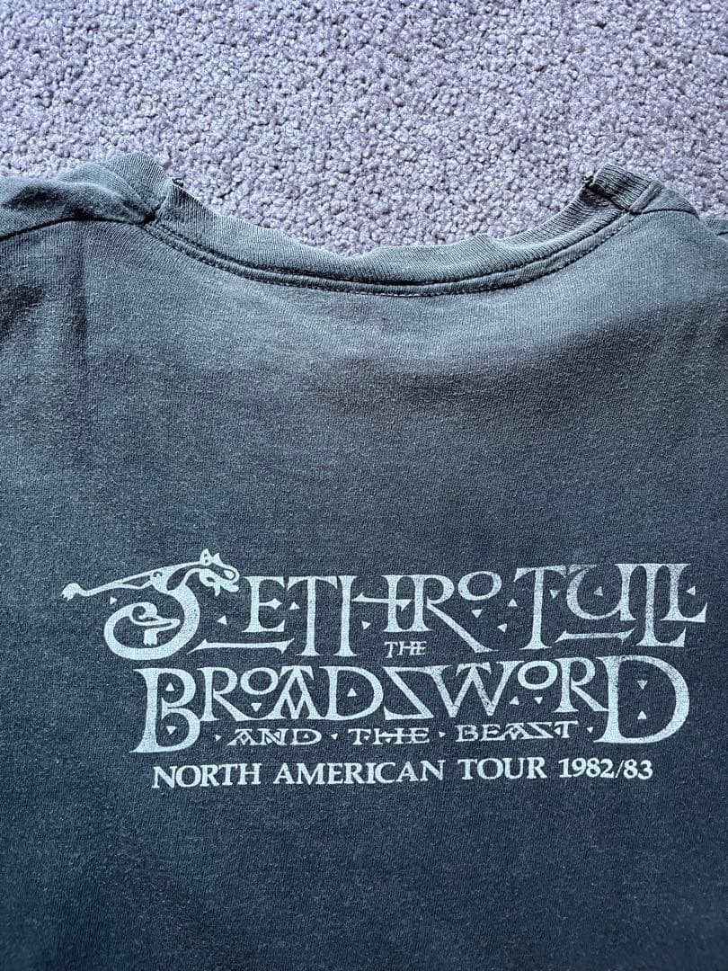80s JETHRO TULL バンドT ブラック ビンテージ USA製
