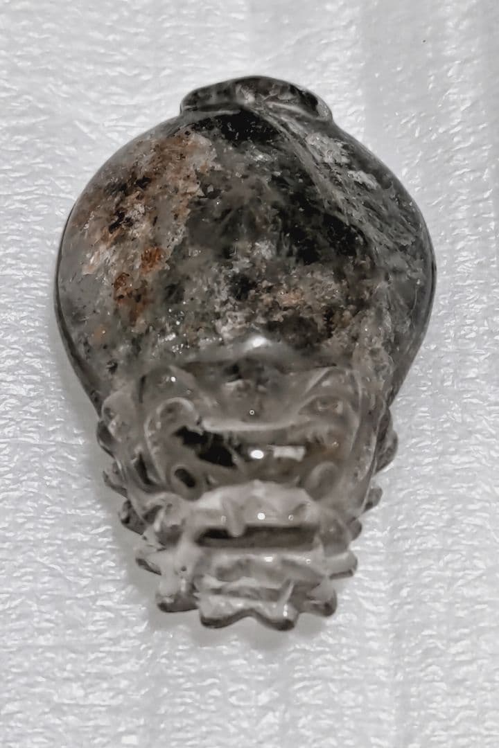 高級品ガーデンクォーツ置物　ロングイ　龍亀　風水　激安❗