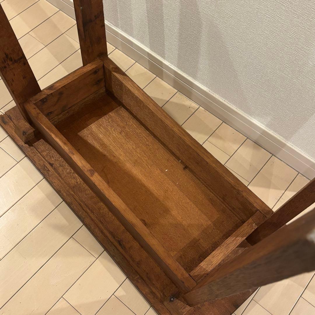 古道具　小さめテーブル　花台　机　インテリア台