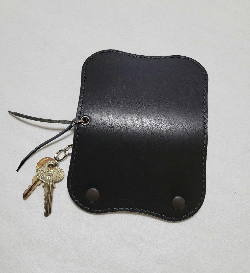 小銭入れ　ケース　財布　ハンドメイド　レザークラフト　コンパクト財布