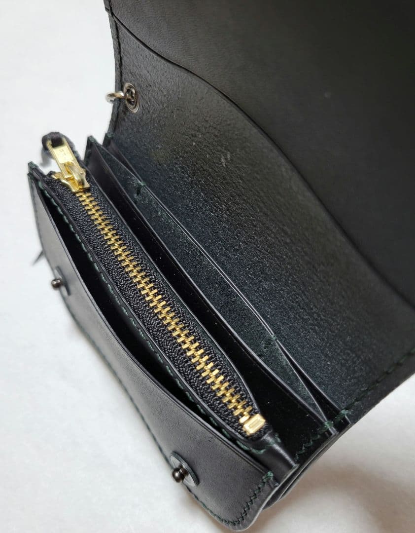 小銭入れ　ケース　財布　ハンドメイド　レザークラフト　コンパクト財布