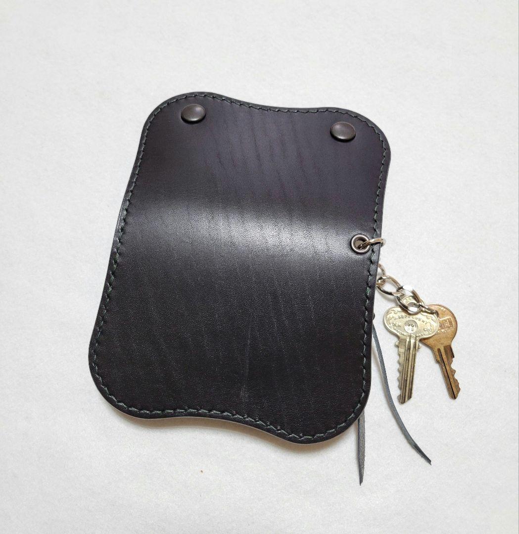 小銭入れ　ケース　財布　ハンドメイド　レザークラフト　コンパクト財布