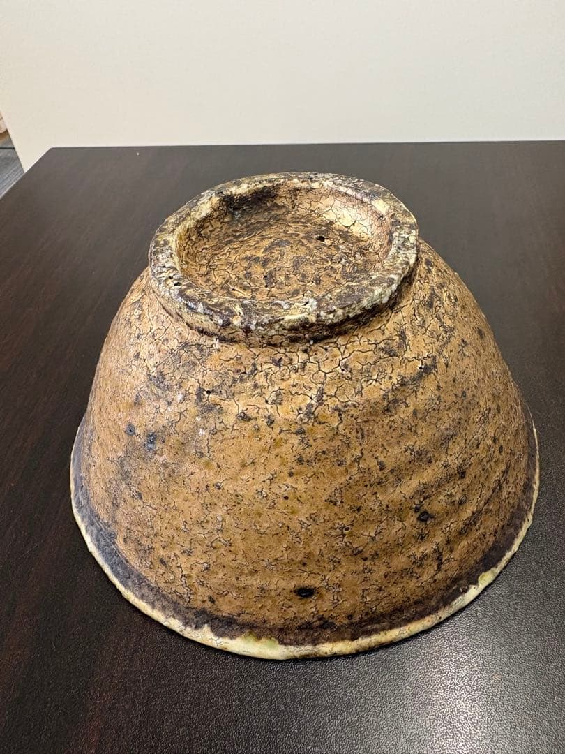 稲吉善光 鉄釉麺鉢