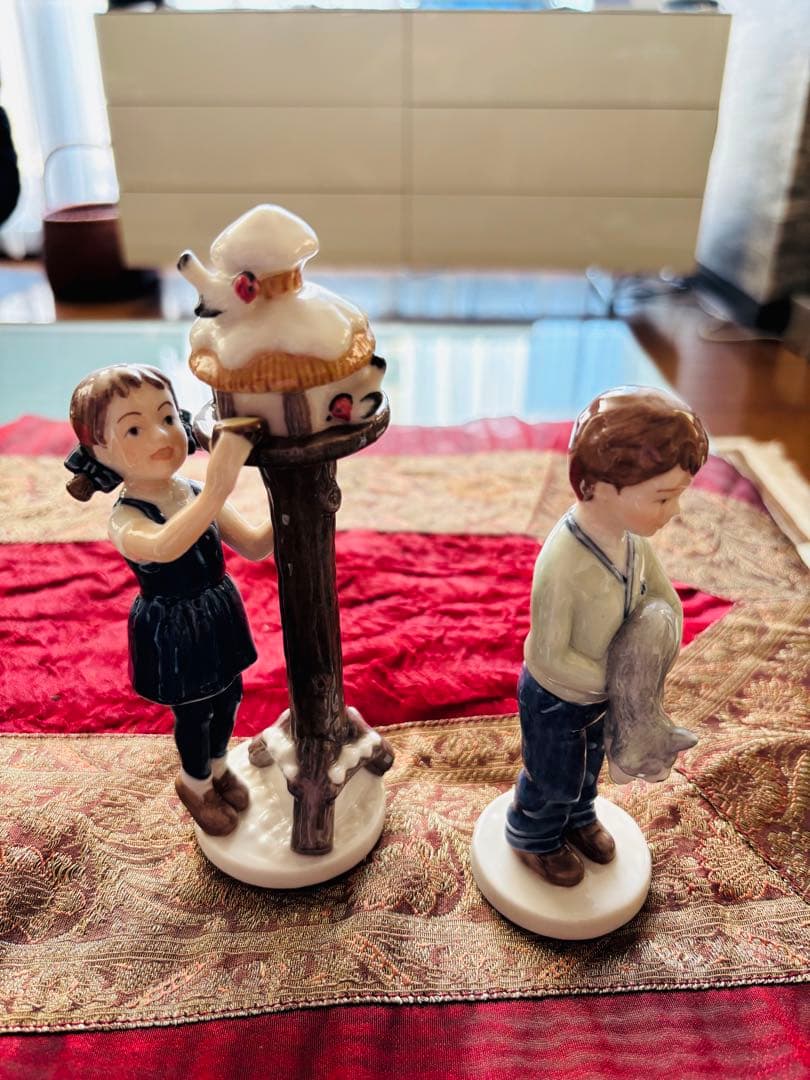 ロイヤルコペンハーゲン　陶器製　フィギュリン　2体セット箱無し