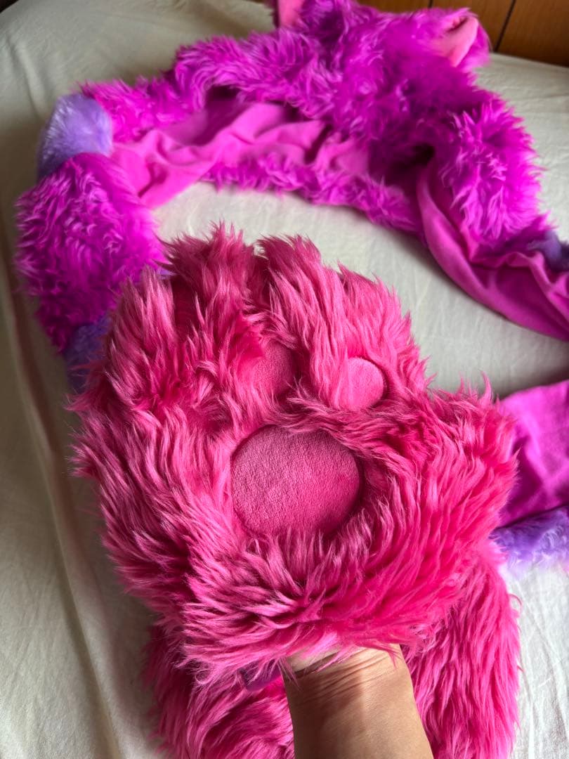 チャシャ猫　チェシャ猫　ファンキャップ　ディズニー　帽子　手袋　マフラー