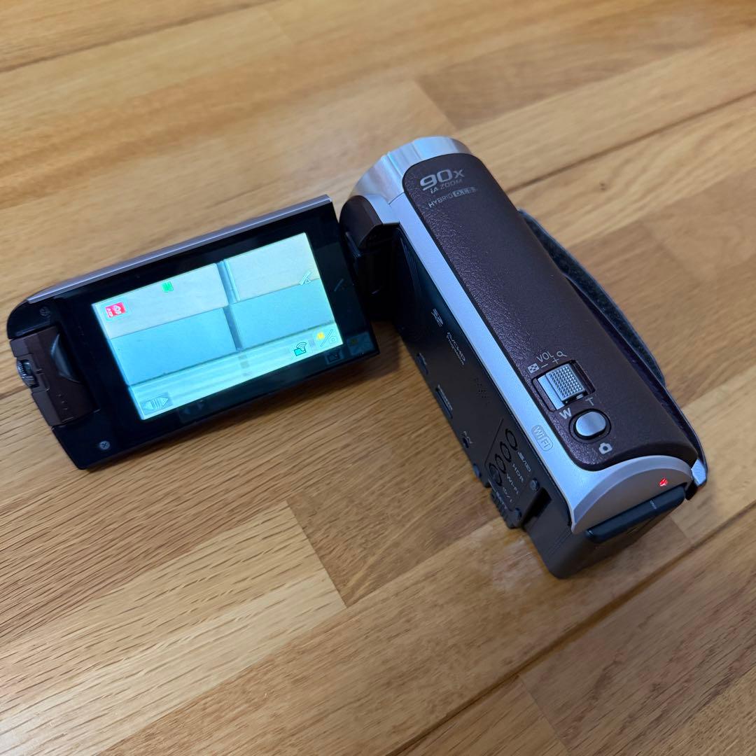 【希少品】パナソニック HC-W590MS ビデオカメラ 大容量バッテリー付き