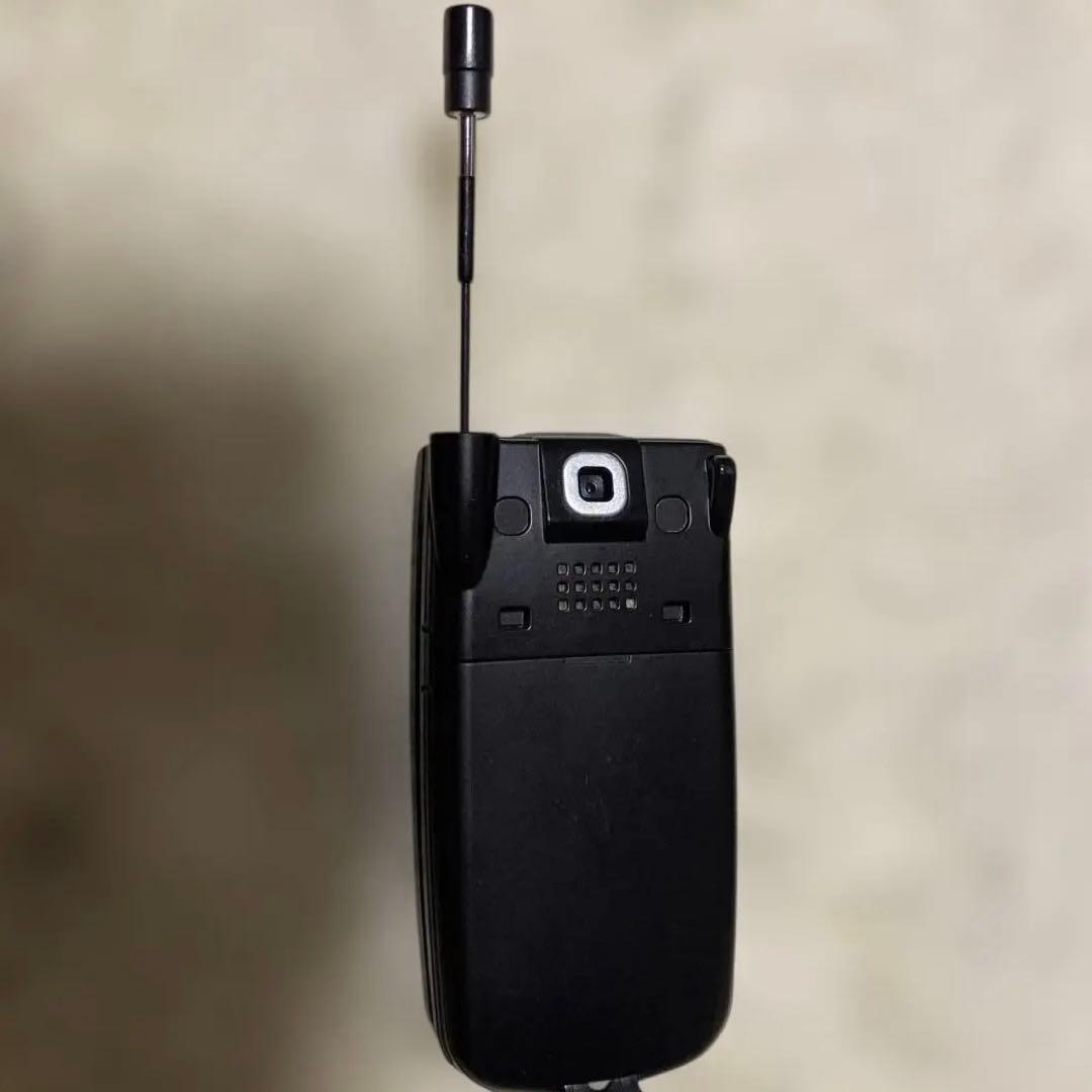 WILLCOM 折りたたみ式携帯電話 黒　本体のみ