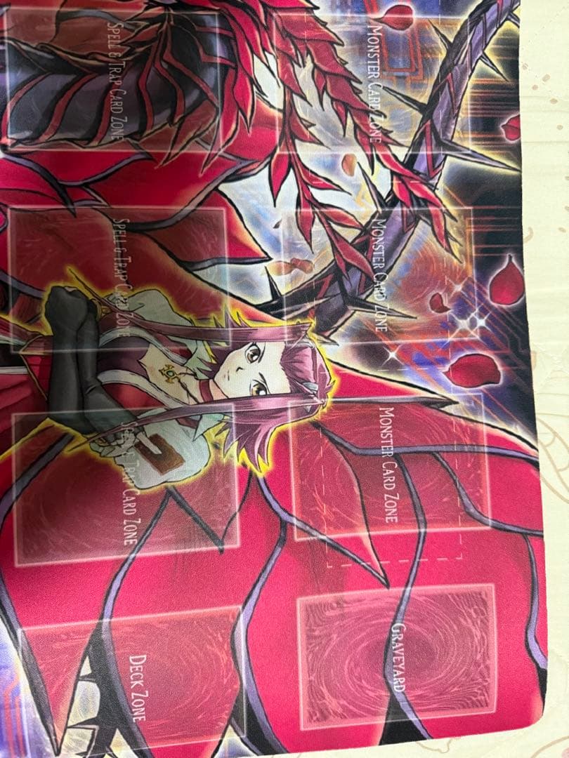 遊戯王　ブラックローズドラゴン　プレイマット