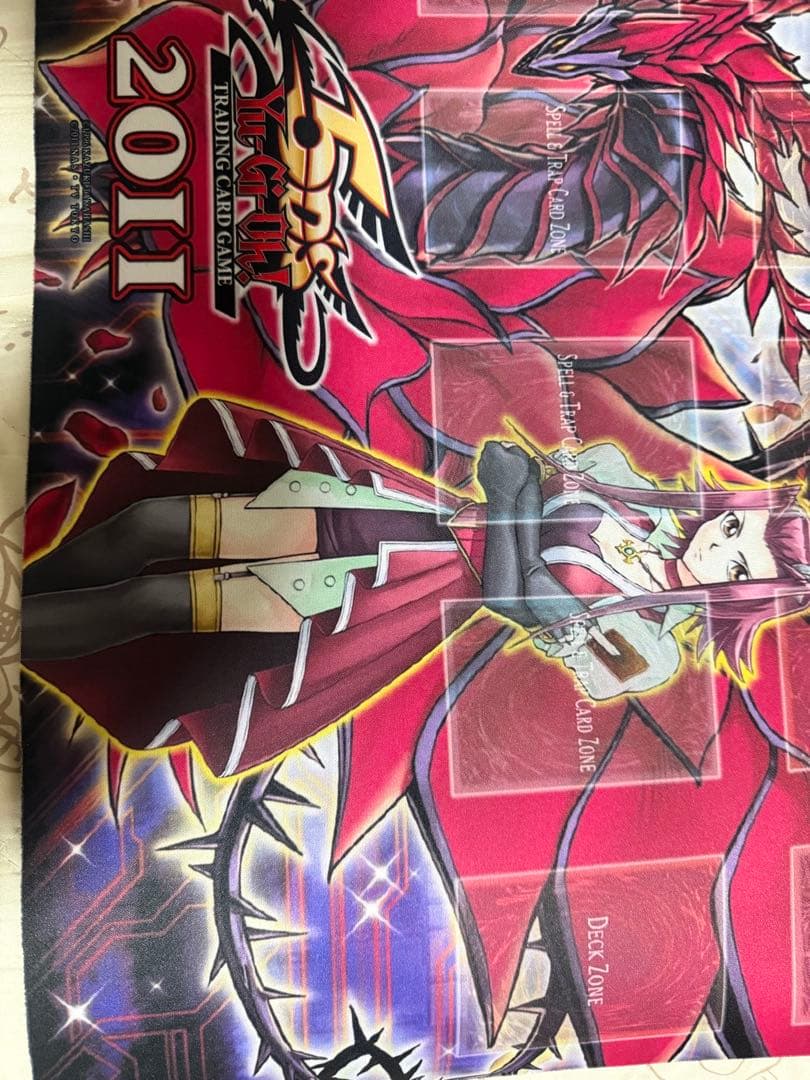 遊戯王　ブラックローズドラゴン　プレイマット