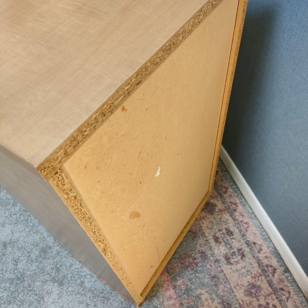 ベルメゾン 日本製 天然木調スリムチェスト 5段タイプ