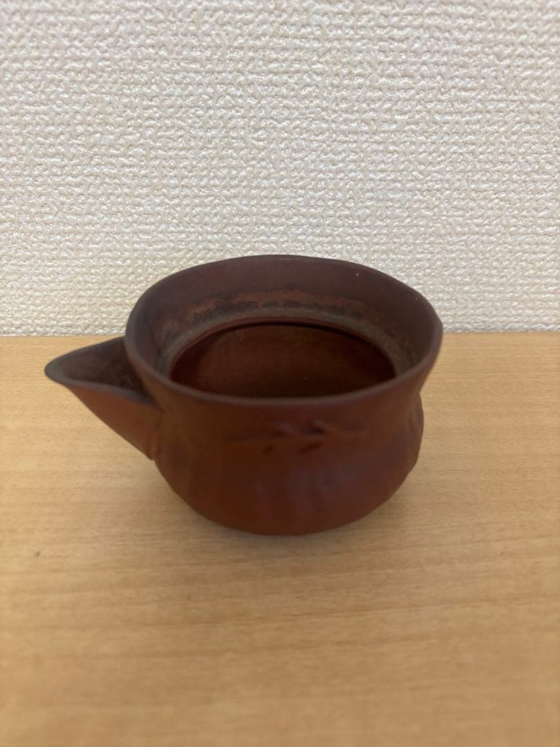 レア　アンティーク　常滑焼 四代 長三造 湯冷し